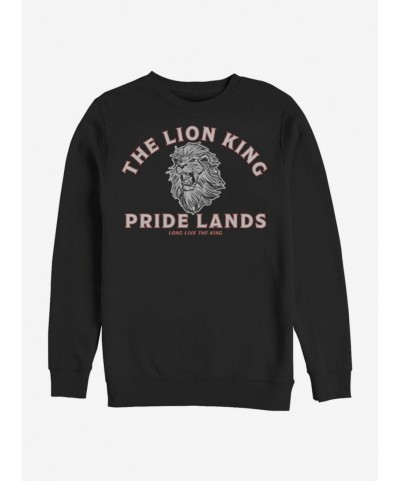 Bestselling Disney The Lion King 2019 Minimal Lion King Back Sweatshirt $14.17 Sweatshirts