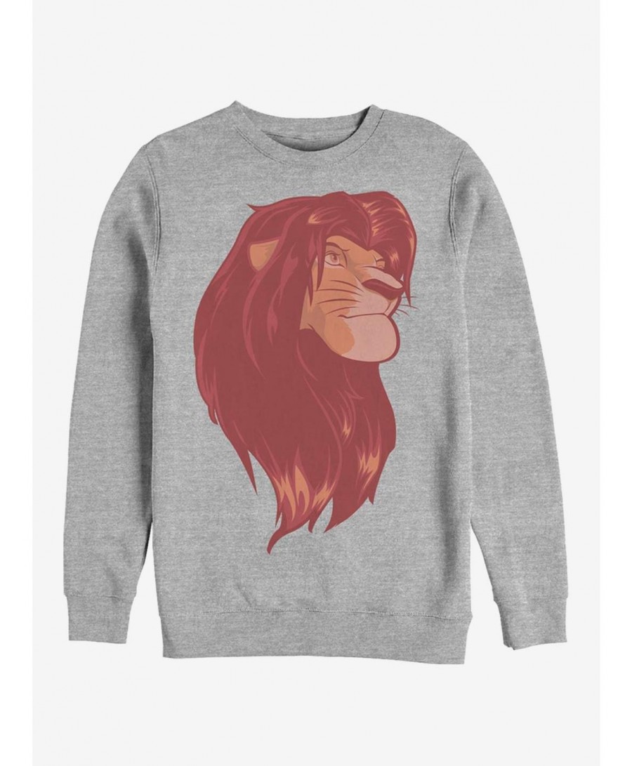 Exclusive Price Disney The Lion King King Crew Sweatshirt $9.15 Sweatshirts