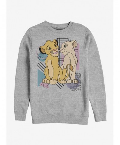 Fashion Disney The Lion King Lion King Nostalgia Sweatshirt $13.58 Sweatshirts