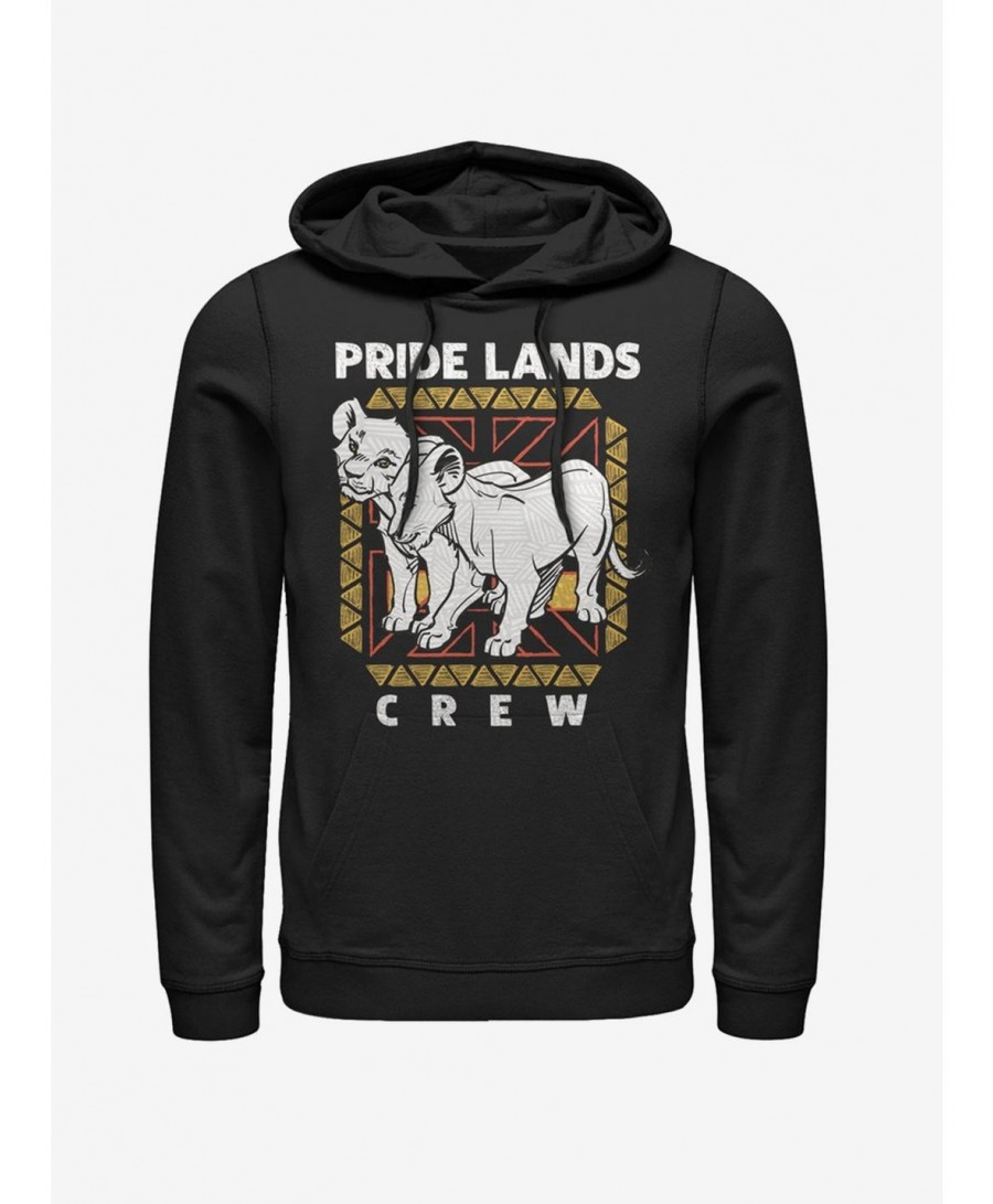 Special Disney The Lion King 2019 Pride Lands Crew Hoodie $13.29 Hoodies