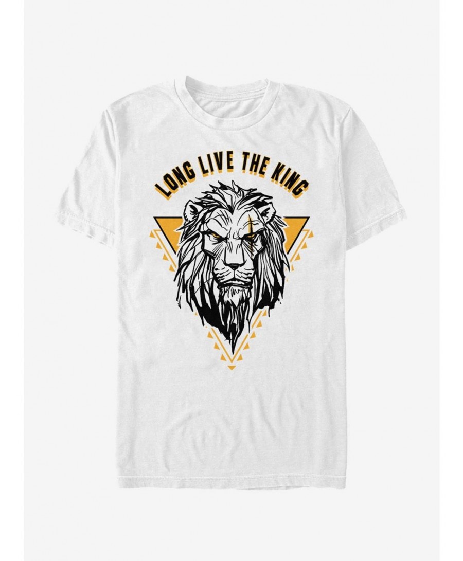 Sale Item Disney The Lion King 2019 Long Live The King Scar T-Shirt $9.37 T-Shirts