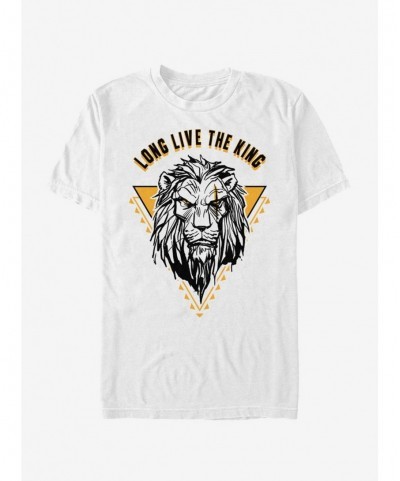 Sale Item Disney The Lion King 2019 Long Live The King Scar T-Shirt $9.37 T-Shirts