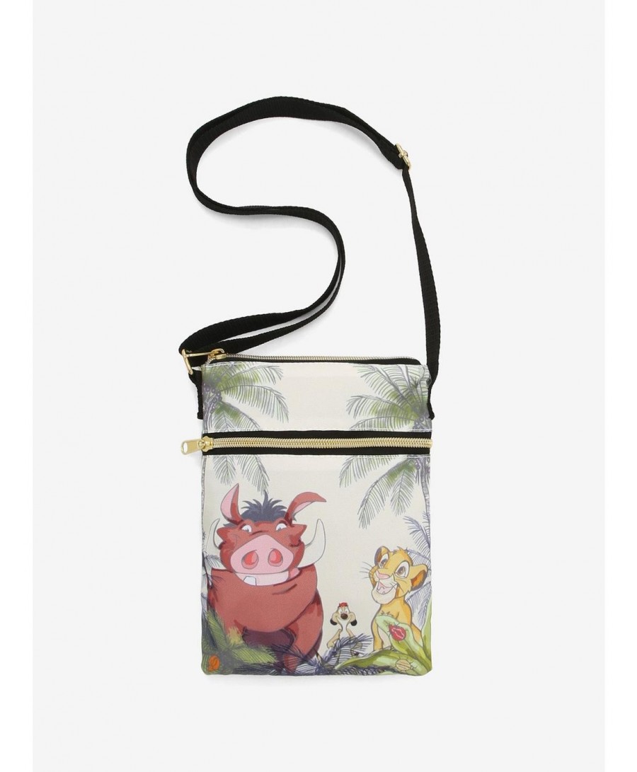 Flash Sale Loungefly Disney The Lion King Trio Passport Crossbody Bag $5.07 Others