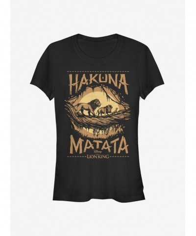 Flash Sale Disney The Lion King 2019 Savanna Poster Girls T-Shirt $7.97 T-Shirts