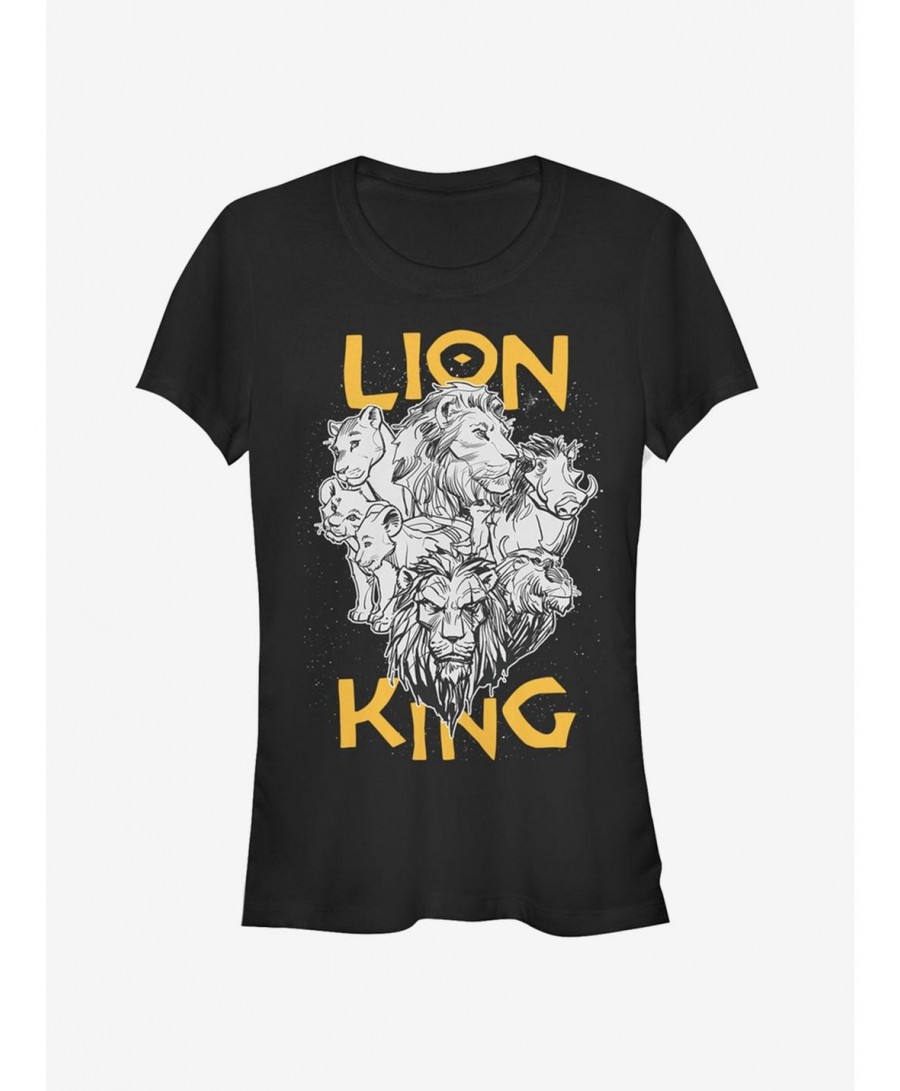 High Quality Disney The Lion King 2019 Cast Photo Girls T-Shirt $6.57 T-Shirts