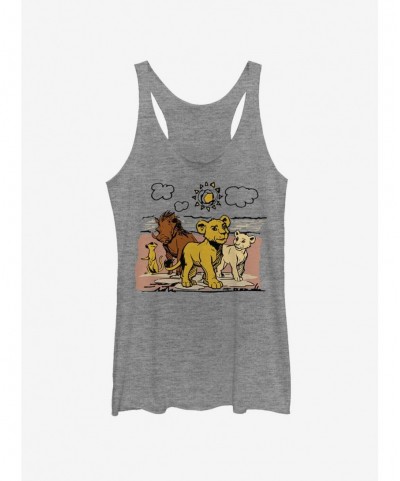 Discount Disney The Lion King 2019 Hakuna Group Girls Tank $8.70 Tanks