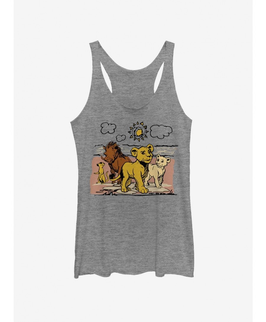 Discount Disney The Lion King 2019 Hakuna Group Girls Tank $8.70 Tanks