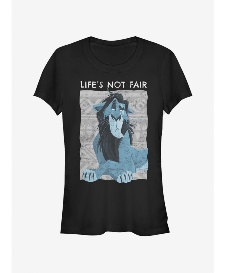 Wholesale Disney The Lion King Scar Not Fair Girls T-Shirt $6.77 T-Shirts