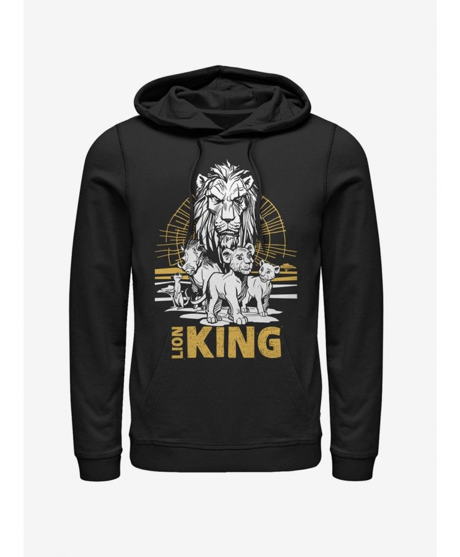 Exclusive Disney The Lion King 2019 Lion King Group Hoodie $10.78 Hoodies