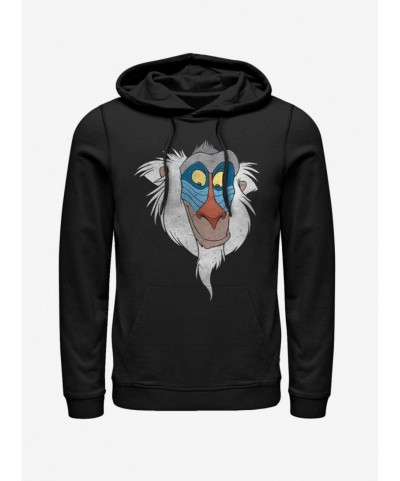 Huge Discount Disney The Lion King Rafiki Face Hoodie $14.01 Hoodies