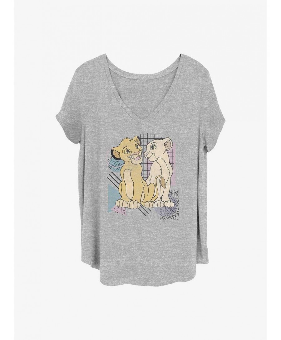 Unique Disney The Lion King Young Cubs Girls T-Shirt Plus Size $8.32 T-Shirts