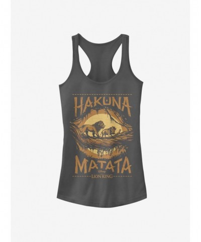 Trendy Disney The Lion King 2019 Savanna Poster Girls Tank $7.37 Tanks