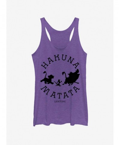 Huge Discount Disney The Lion King Hakuna Round Girls Tank $7.46 Tanks