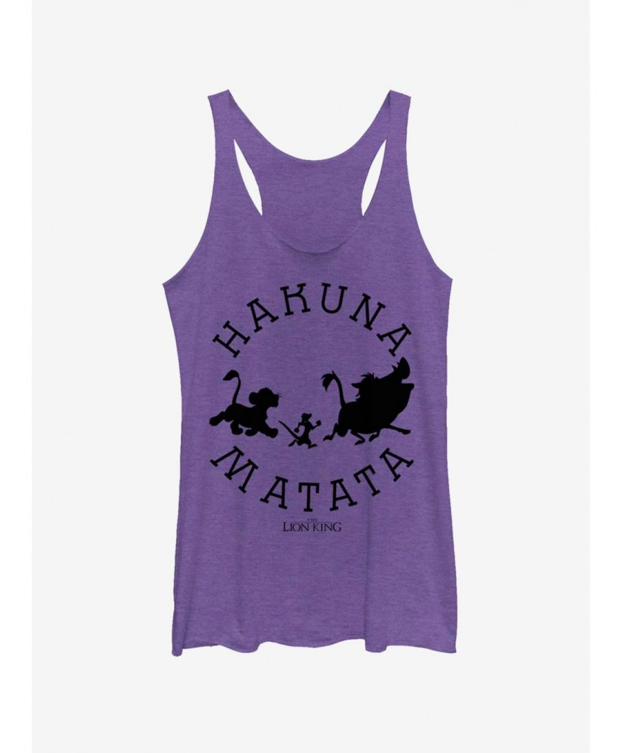 Huge Discount Disney The Lion King Hakuna Round Girls Tank $7.46 Tanks