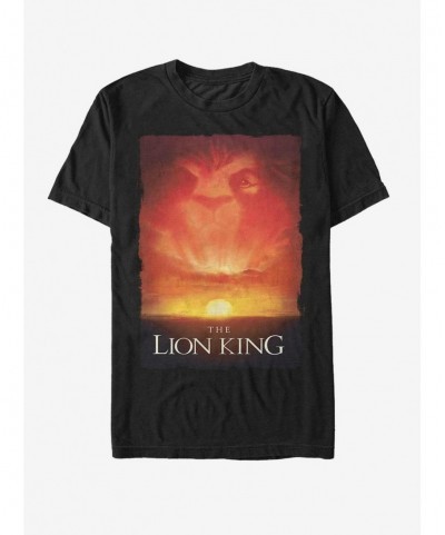 Seasonal Sale Lion King Savannah Sunset T-Shirt $8.60 T-Shirts