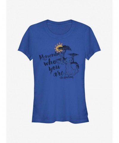 Unique Disney The Lion King Never Forget Girls T-Shirt $7.97 T-Shirts