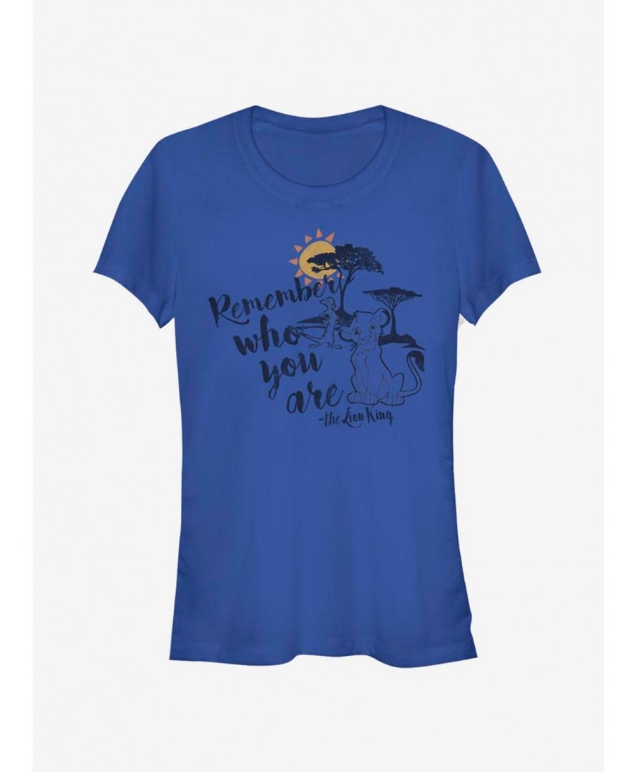 Unique Disney The Lion King Never Forget Girls T-Shirt $7.97 T-Shirts