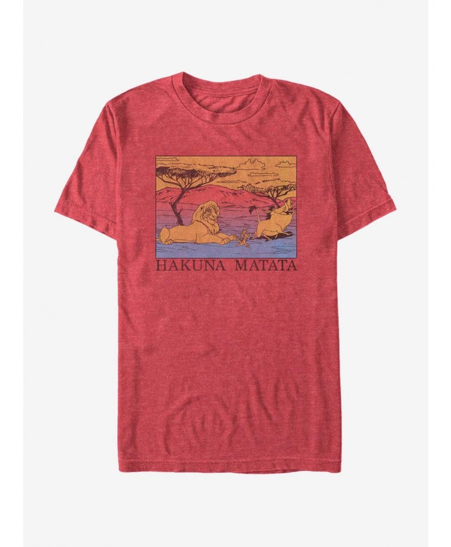 Clearance Disney The Lion King Hakuna Lines T-Shirt $8.80 T-Shirts