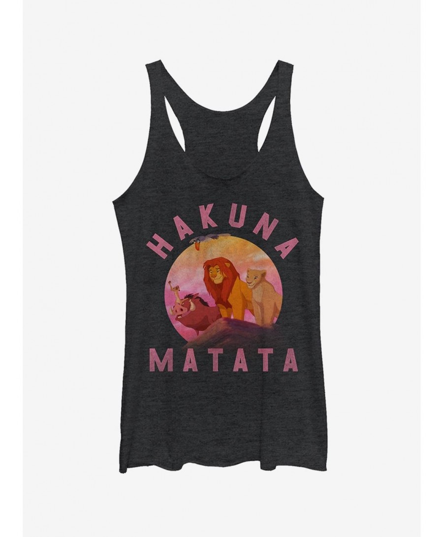 Cheap Sale Disney Lion King Hakuna Matata Friend Scene Girls Tank Top $7.46 Tops