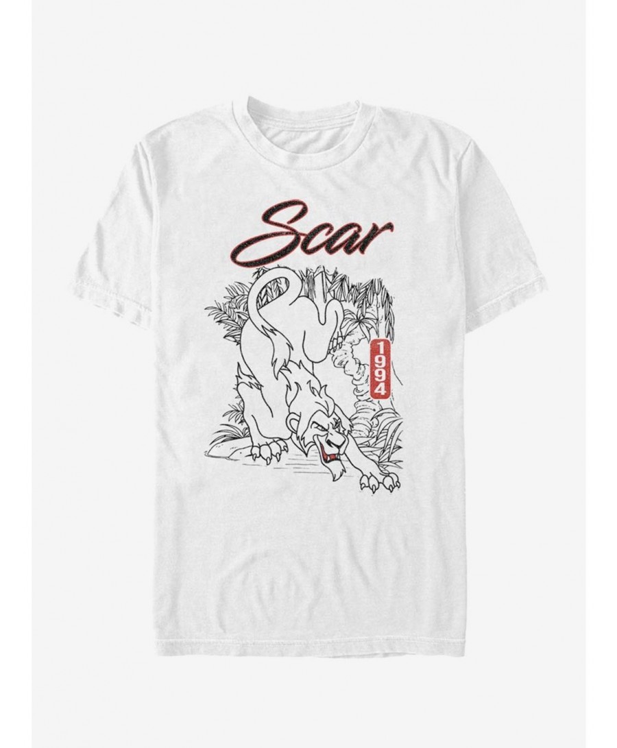 Clearance Disney The Lion King Long Live Scar T-Shirt $6.12 T-Shirts