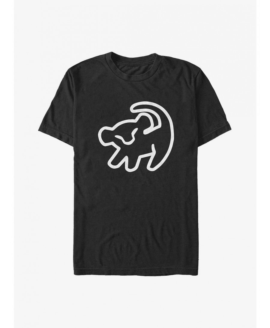 Sale Item Disney The Lion King Simba Cave Drawing Big & Tall T-Shirt $10.76 T-Shirts