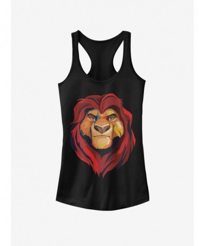 Huge Discount Disney The Lion King Mufasa Girls Tank $9.36 Tanks