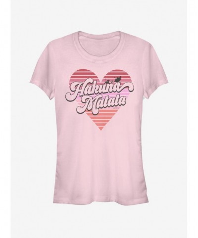 Value Item Disney The Lion King Hakuna Heart Girls T-Shirt $5.98 T-Shirts