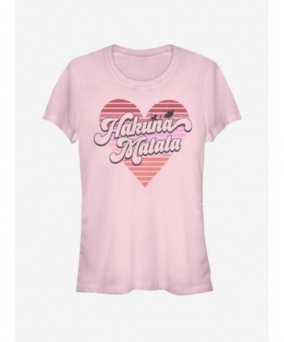 Value Item Disney The Lion King Hakuna Heart Girls T-Shirt $5.98 T-Shirts