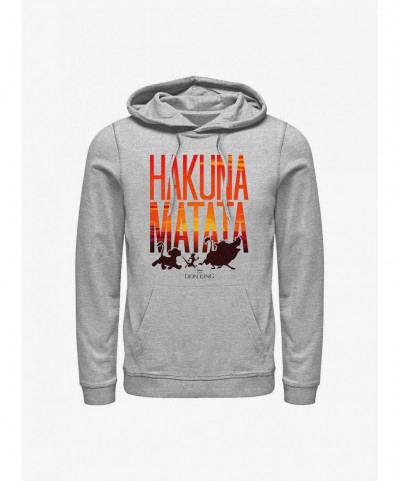 Clearance Disney The Lion King Sunset Matata Hoodie $10.78 Hoodies