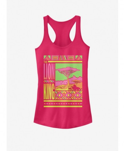 Value Item Disney The Lion King Wave King Girls Tank $8.17 Tanks