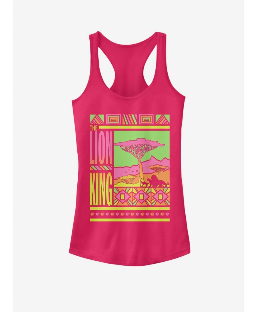 Value Item Disney The Lion King Wave King Girls Tank $8.17 Tanks