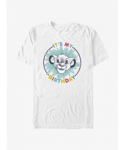 Discount Sale Disney The Lion King Simba Birthday Lion T-Shirt $5.93 T-Shirts