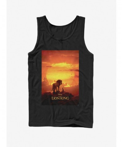 New Arrival Disney The Lion King 2019 Pride Rock Poster Tank Top $8.76 Tops