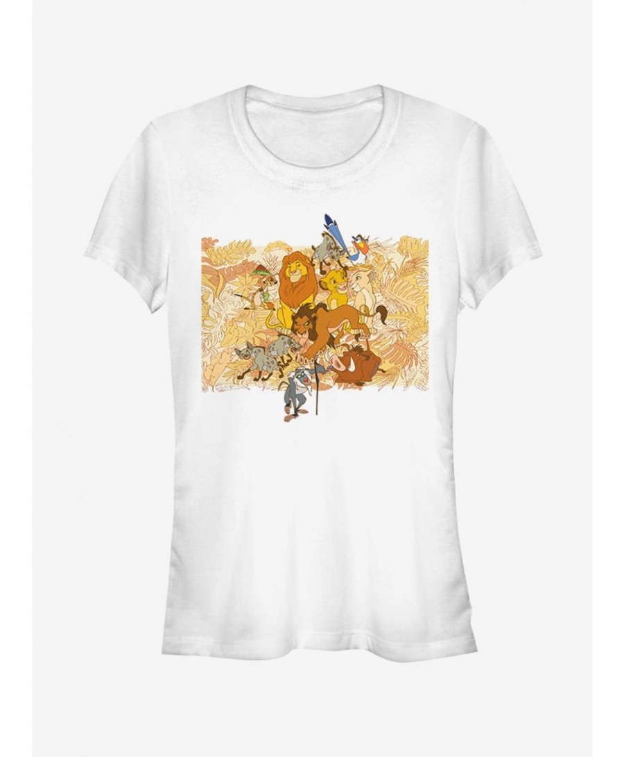 Sale Item Disney The Lion King Collage Girls T-Shirt $6.57 T-Shirts