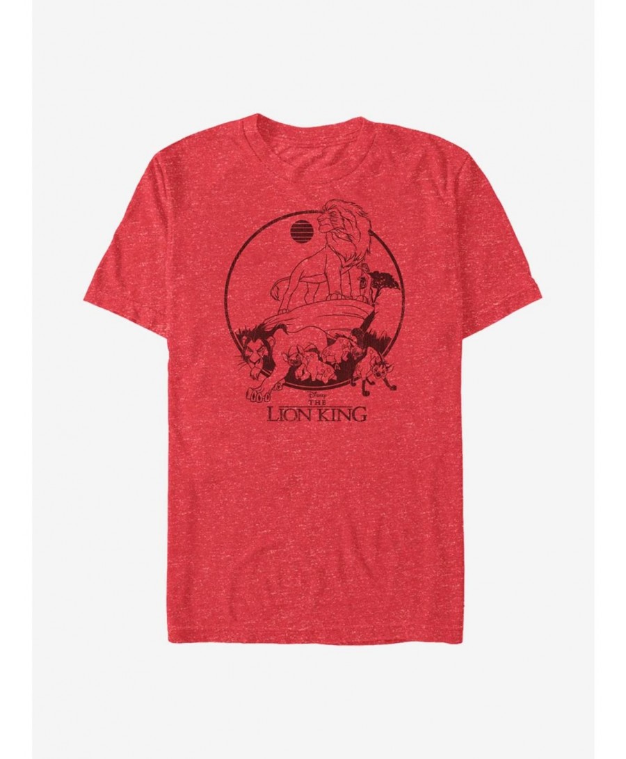 Unique Disney The Lion King The Lion Sunset T-Shirt $6.69 T-Shirts