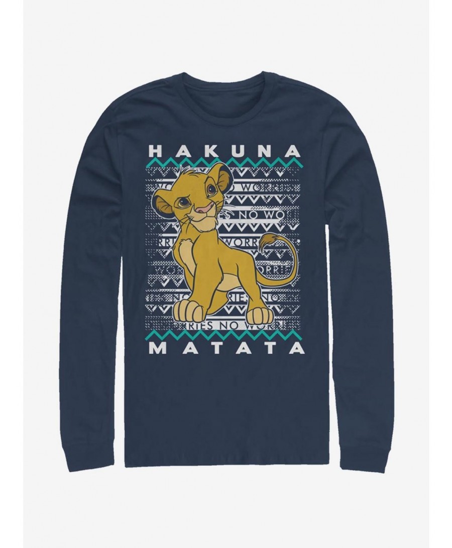 Hot Sale Disney The Lion King Hakuna Simba Long-Sleeve T-Shirt $8.95 T-Shirts