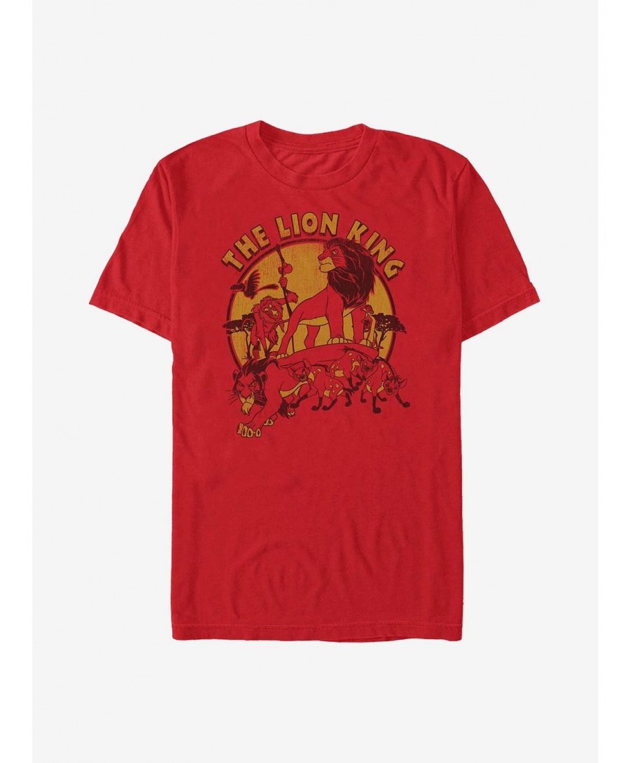 Seasonal Sale Disney The Lion King Lion Circle T-Shirt $9.37 T-Shirts