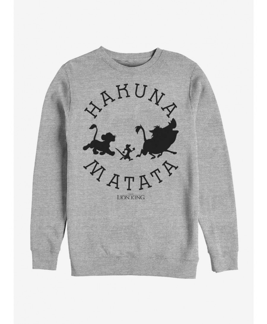 Discount Disney The Lion King Hakuna Round Sweatshirt $9.15 Sweatshirts