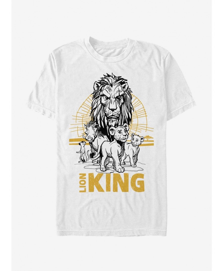 Premium Disney The Lion King 2019 Lion King Group T-Shirt $8.41 T-Shirts