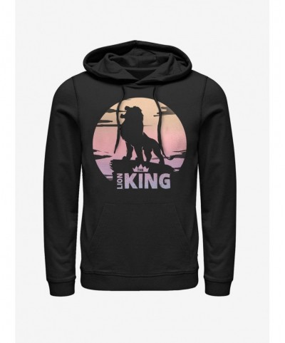 Pre-sale Disney The Lion King 2019 Sunset Logo Hoodie $14.01 Hoodies