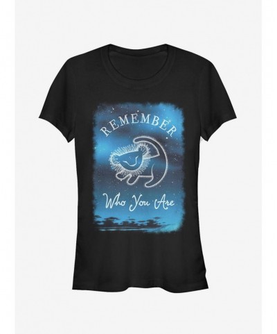 Huge Discount Disney Lion King Simba Remember Who You Are Stars Girls T-Shirt $7.77 T-Shirts