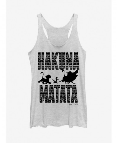 Limited-time Offer Lion King Hakuna Matata Girls Tanks $8.70 Tanks