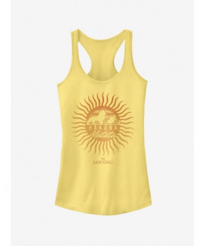 Pre-sale Discount Disney The Lion King Hakuna Sun Girls Tank $6.18 Tanks