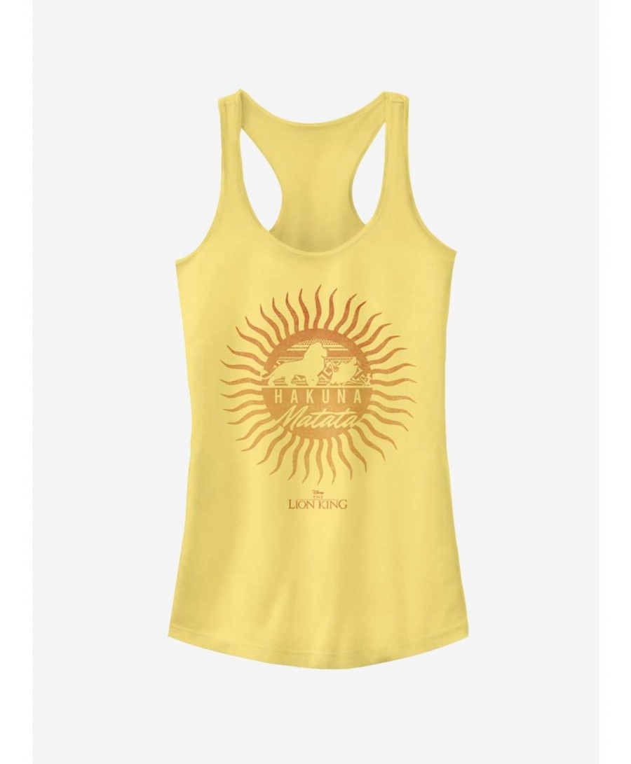 Pre-sale Discount Disney The Lion King Hakuna Sun Girls Tank $6.18 Tanks