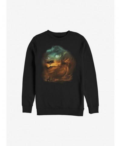 Seasonal Sale Disney The Lion King Birth Of A King Crew Sweatshirt $14.46 Sweatshirts