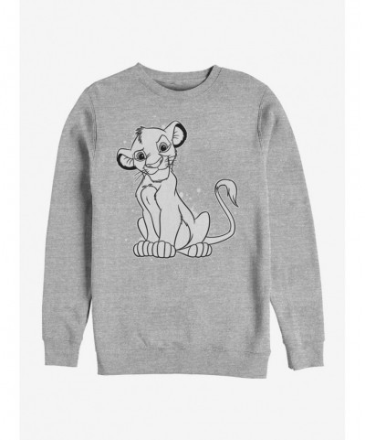 Seasonal Sale Disney The Lion King Simba Splatter Sweatshirt $12.99 Sweatshirts