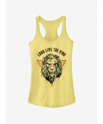 Best Deal Disney The Lion King 2019 Long Live The King Scar Girls Tank $6.77 Tanks