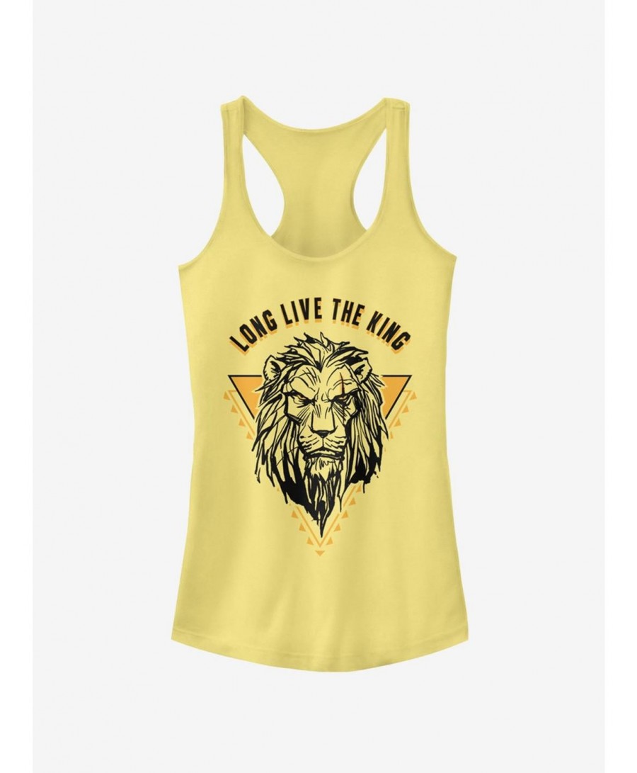 Best Deal Disney The Lion King 2019 Long Live The King Scar Girls Tank $6.77 Tanks