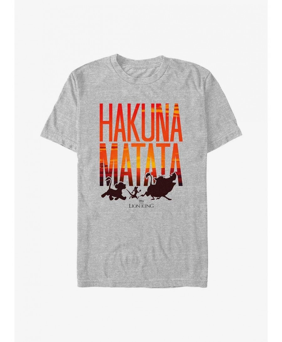 Trendy Disney The Lion King Sunset Matata T-Shirt $6.50 T-Shirts