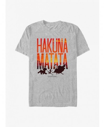 Trendy Disney The Lion King Sunset Matata T-Shirt $6.50 T-Shirts